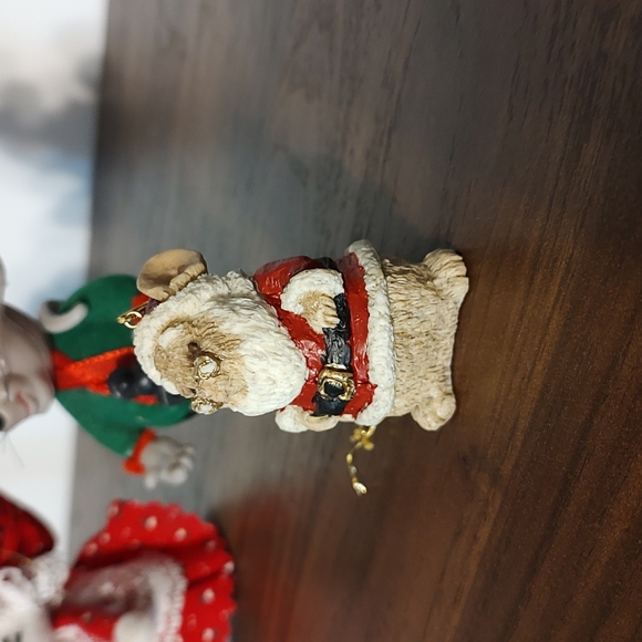 Merry Mice Mouse Christmas Tree Ornaments Vintage - Picture 2 of 10